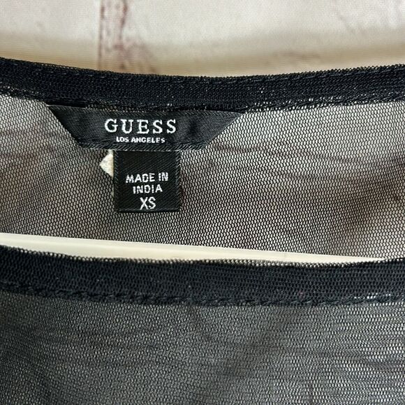 GUESS Floral Embroidered Jimena Tropic Mesh Dress - Picture 8 of 11